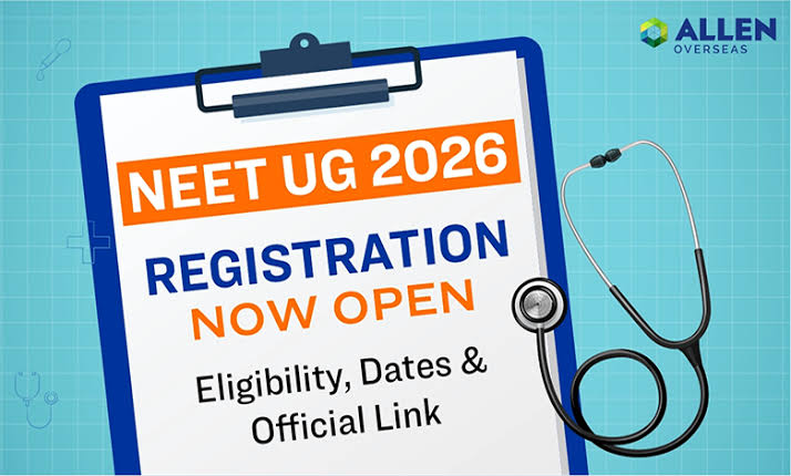 NEET (UG)2026 registration open now